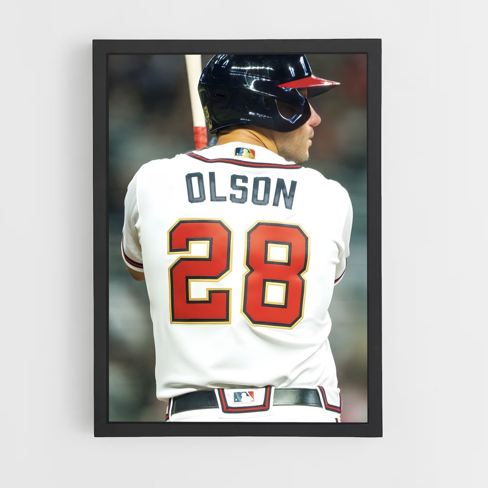 Poster Matt olson – affiche Baseball (vue 2)